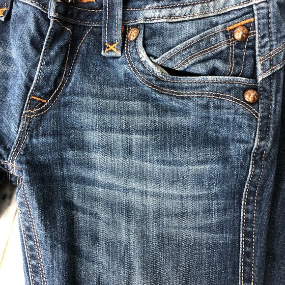 ROCK REVIVAL, Jeans, Gwen, 29, Blue Jeans, Boot Cut, Embellished Back Pockets - Picture 6 of 16